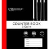 Freedom A4 2 Quire Hard Cover Counter Book 192 Page Feint
