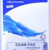Marlin A4 Exam Pad Punched 100 page 5 pack