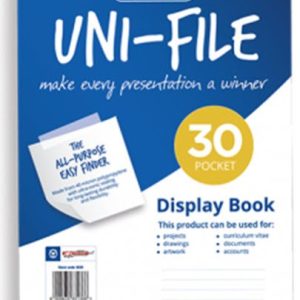 Marlin A4 All Purpose UniFile 30 Page Display Book