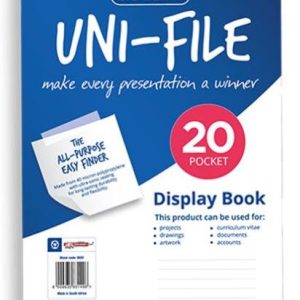 Marlin A4 All Purpose 20 Page UniFile Display Book