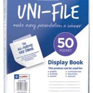 Marlin A4 All Purpose 50 Page UniFile Display Book