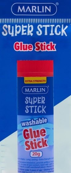 Marlin Non Toxic Glue Stick Single