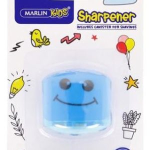Marlin Kids 2 Hole Sharpener With Container Blue