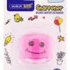 Marlin Kids 2 Hole Sharpener With Container Pink