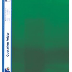 Marlin A4 Quotation and Presentation Folder Green