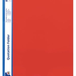 Marlin A4 Quotation and Presentation Folder Red