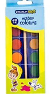 Marlin Kids 12 Water Colours with Brush