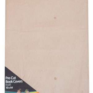 Marlin Kids A4 Precut Book Covers Brown Kraft