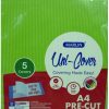 Marlin Kids A4 Precut Book Cover Green 5 Pack