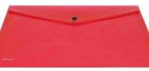 Marlin A4 Red Carry Folder with Stud
