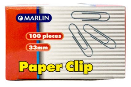 Marlin Paper Clips Silver