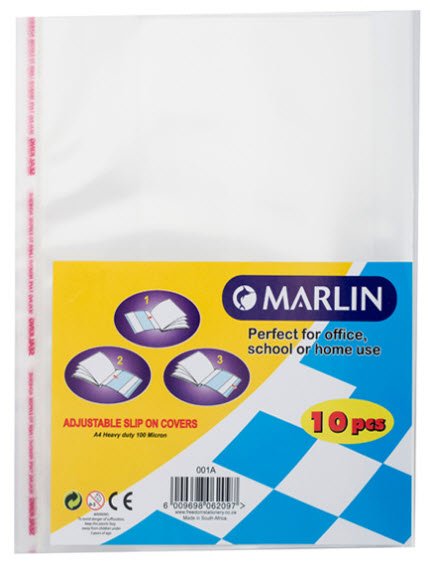 Marlin A4 Slipon Plastic Book Covers