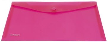 Marlin A4 Pink Carry Folder with Stud