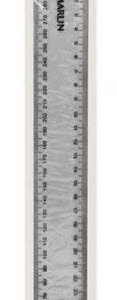 Marlin Flexible 30cm Ruler Clear