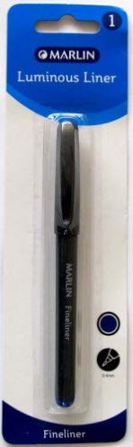 Marlin Precision Fineliner Pen Blue