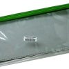 Marlin Clear PVC 23cm Pencil Bag Green Zip 23cm x 11cm