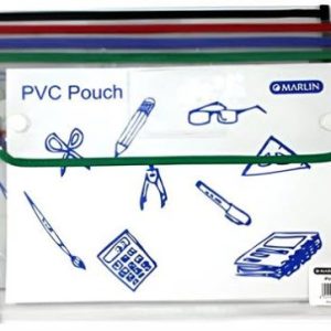 Marlin Clear PVC Book Bag Pouch