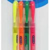 Marlin Bright Liners Pen Type Highlighters assorted colours