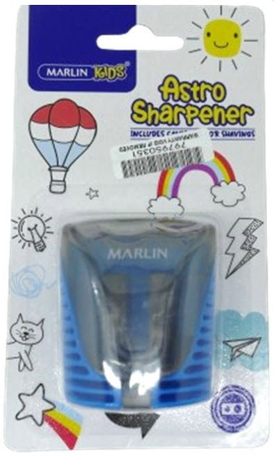 Marlin Astro Stand Up 2 Hole Sharpener Blue