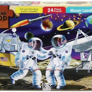 RGS 24pc Moon Landing Wooden Puzzle