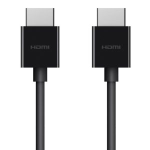 Belkin - Premium Ultra HD HDMI 2.1 Cable - 2 Meters - Black - 4K/8K Ultra High Speed HDMI Cable, 48Gbps HDMI 2.1 Cord, Dolby Vision HDR & 8K @60Hz, 10K Streaming - Compatible w/ Playstation, PS4, PS5, Xbox Series X, & More