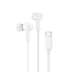 Belkin - SoundFrom - Headphones with USB-C Connector - White - Premium Brand - 2 Year Warranty