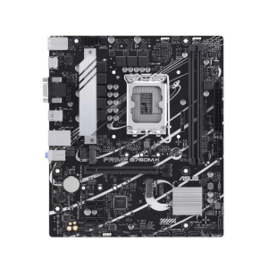 ASUS PRIME B760M-K MATX DDR5 LGA 1700 12-14TH GEN DIMM SLOT X 2 VGA X 1 HDMI X 1 PCIeX16 X 1 PCIeX1 X 2 M.2 X 2 SATA X 4 2.5GHZ LAN REAR USB X 6 FRONT USB X 5