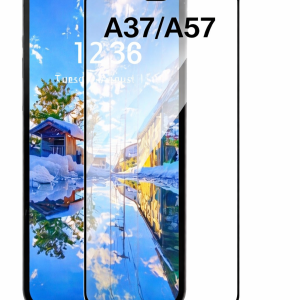Tuff-Luv - 2.5D Full Screen Tempered Glass Compatible with Samsung Galaxy A37 5G and A57 5G - Clear