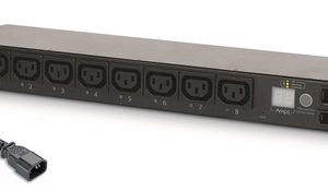 APC RACK PDU, SWITCHED, 1U, 12A/208V, 10A/230V, (8)C13
