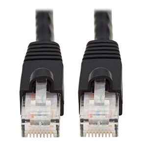 Eaton Cat6a 10G Snagless UTP Ethernet Cable (RJ45 M/M), Black, 3 ft. (0.91 m)