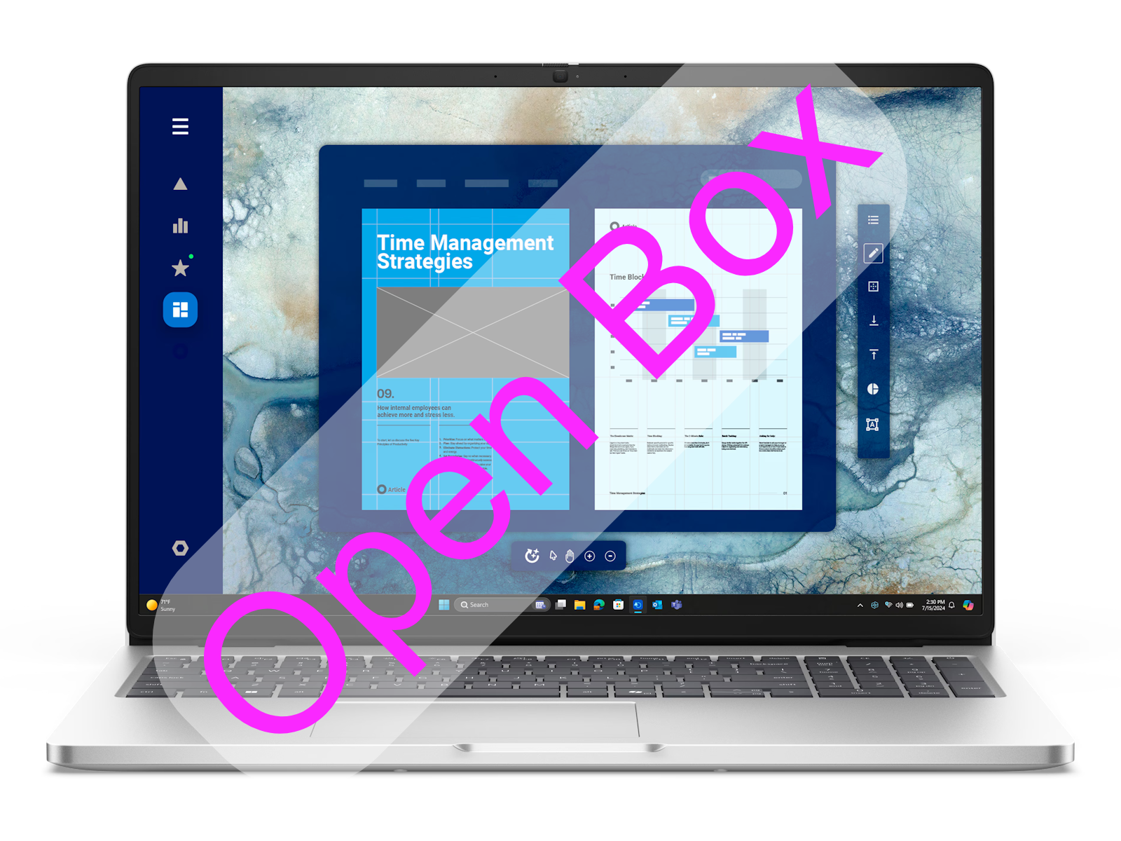 DELL PRO 16 PC16250 C5 235U 16GB 512GB SSD 16.0IN WIN11 PRO 3YR PROSUPPORT WARRANTY - BOX OPENED/BOX DAMAGED