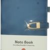 Brainware A5 Blue NoteBook With Magnetic Clip