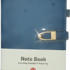 Brainware A5 Blue NoteBook With Magnetic Clip