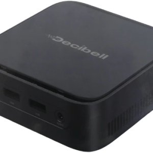 Decibell COA Mini Desktop PC - AMD Ryzen 3 3300U Processor (4 Cores, 3.5GHz Base Clock, 4 Threads) 15W TDP, 8GB DDR4 SODIMM x 1 Up to 16GB, Up to 2666MT/s Memory Speed, 256GB M.2 2
