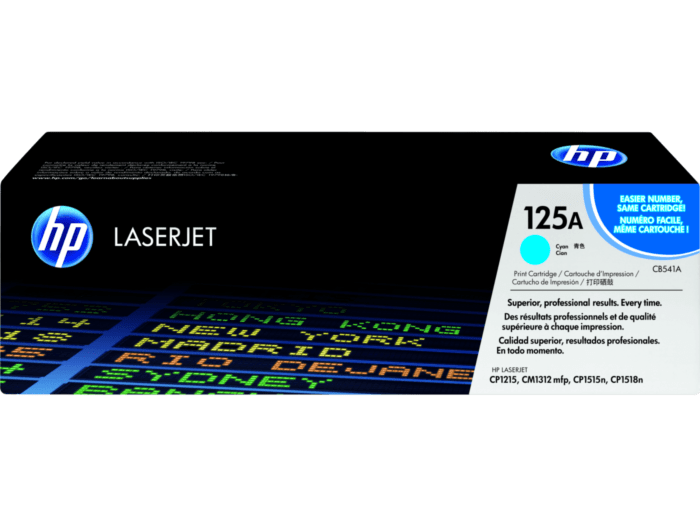HP 125A CYAN LASERJET TONER CARTRIDGE
