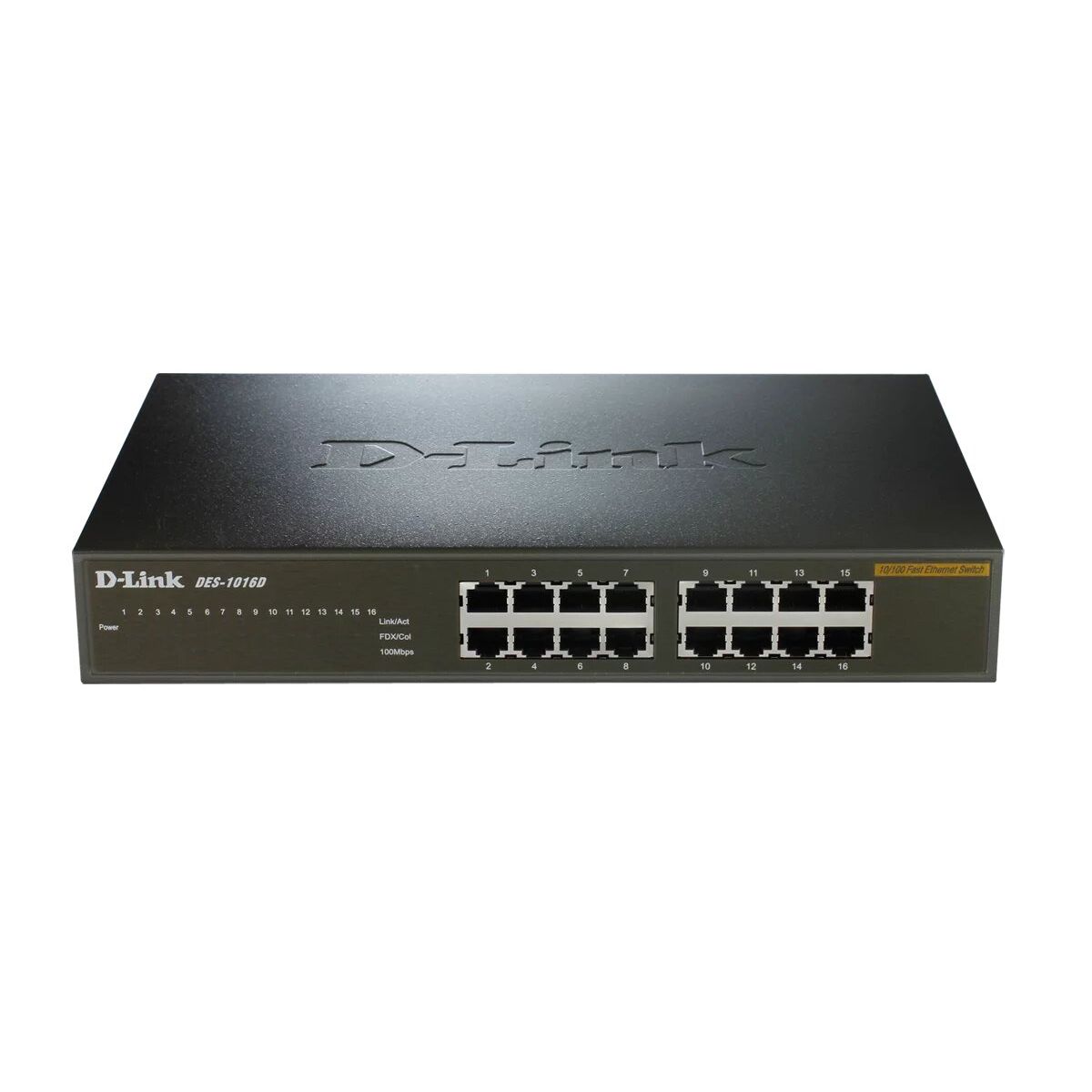 D-LINK 16 PORT 10/100 UNMANAGED SWITCH