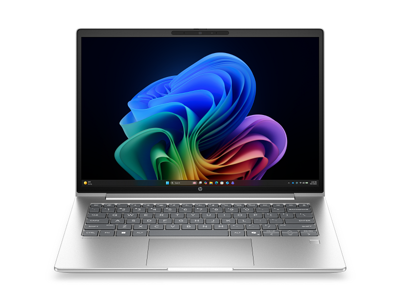 HP ProBook 4 G2i AI 14in 5G-LTE laptop, silver