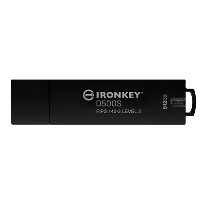 512GB IronKey D500S FIPS 140-3 LEVEL 3, AES-256
