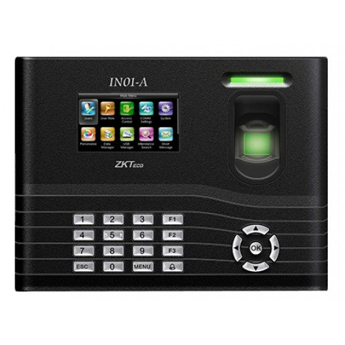ZKTeco IN01-A/ID Fingerprint Time & Attendance Terminal with Access Relay