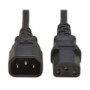Eaton PDU Power Cord, C13 to C14 - 10A, 250V, H05VV-F, 1M (3.28 FT.), Black