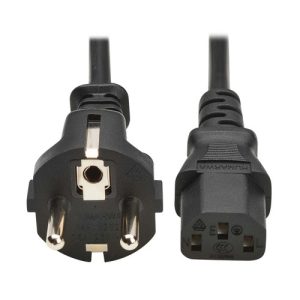 Eaton PDU Power Cord, C13 to Schuko (CEE 7/7) - 10A, 250V, H05VV-F, 3M, Black