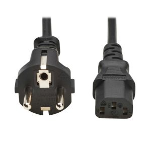 Eaton PDU Power Cord, C13 to Schuko (CEE 7/7) - 10A, 250V, H05VV-F, 1M (3.28 FT.), Black