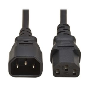 Eaton PDU Power Cord, C13 to C14 - 10A, 250V, H05VV-F, 2M, Black