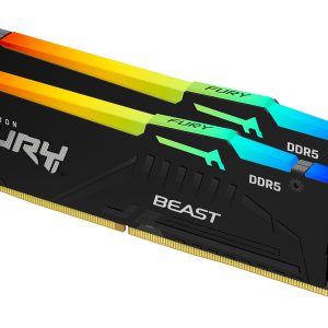 32GB 5200MT/s DDR5 CL40 DIMM (Kit of 2) FURY Beast RGB XMP