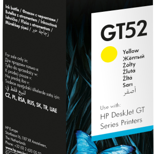 HP GT52 YELLOW ORIGINAL INK BOTTLE