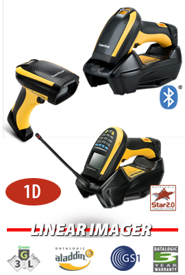 Datalogic PBT9100 Rugged Bluetooth Linear Imager HandHeld Barocde Scanner