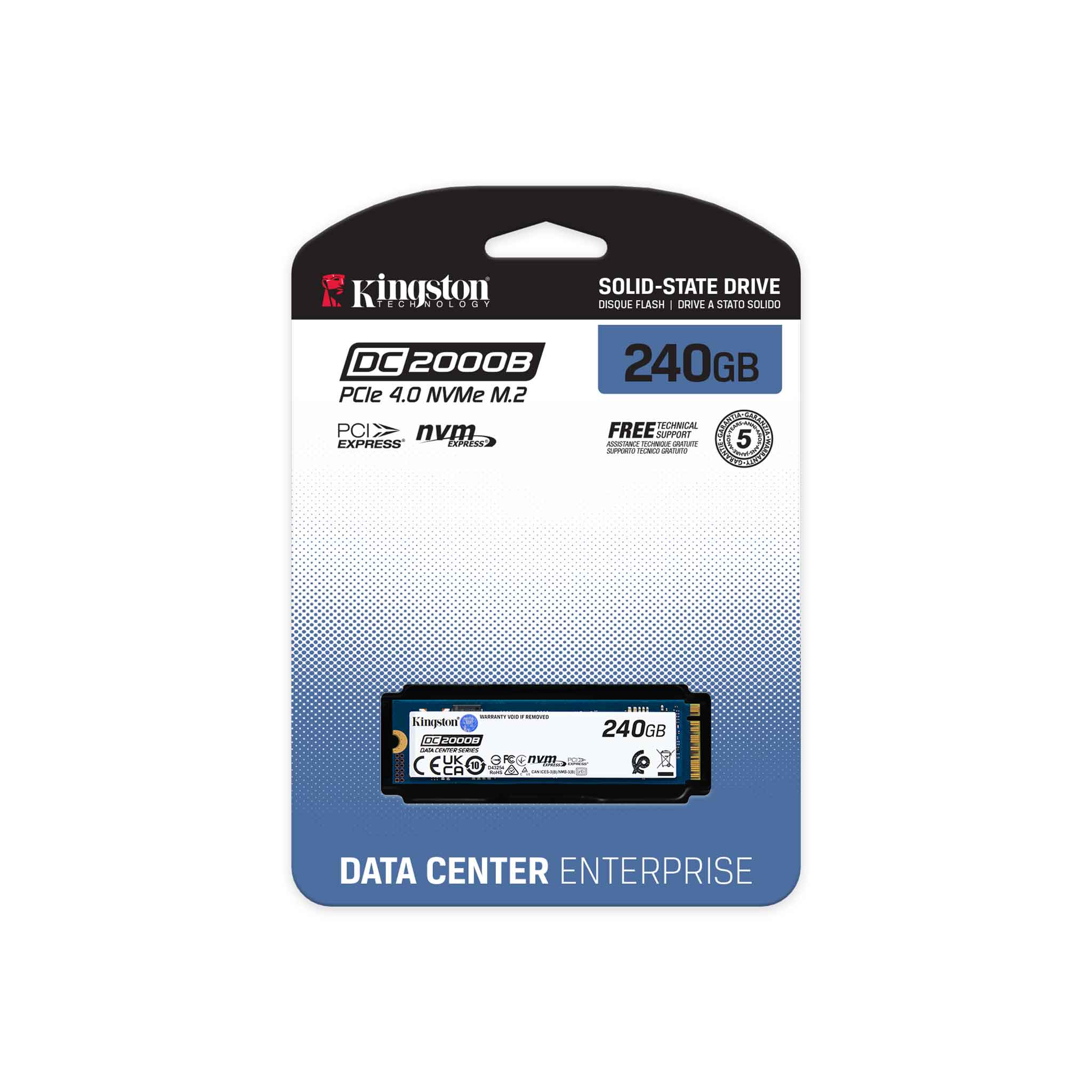 480G DC2000B PCIe 4.0 M.2 2280 Enterprise SSD
