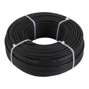 Solarix 6mm2 Single Core Solar Photovoltaic PV Cable Black l 100 Metre Roll - Designed For Use To Provide Optimal Cable Connection Between Solar Panel Cells And AC/DC Inverter Or T