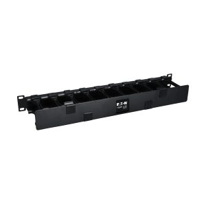 Eaton SmartRack 1U High Capacity Horizontal Cable Manager - Finger duct with dual-hinge cover