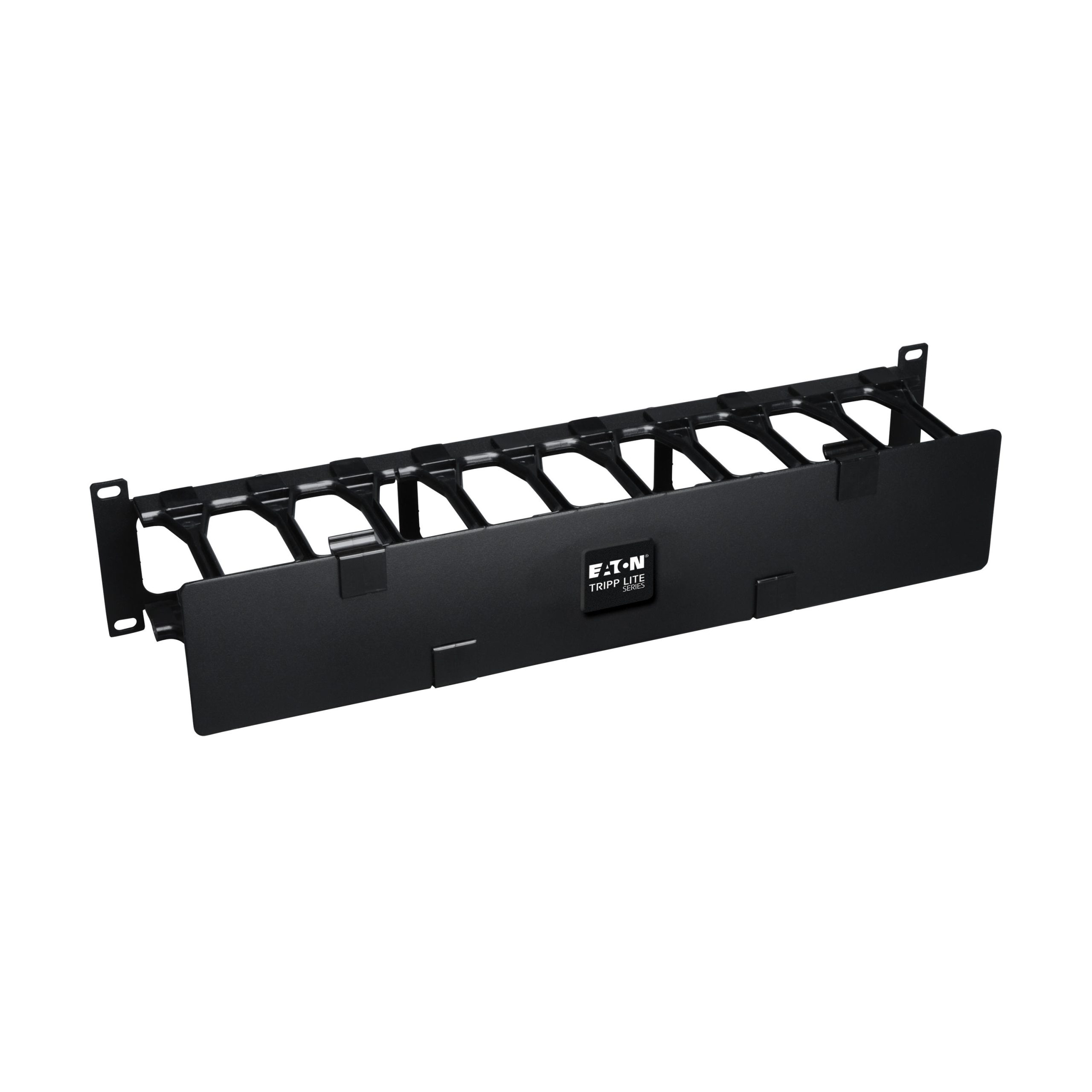 Eaton SmartRack 2U High Capacity Horizontal Cable Manager - Finger duct with dual-hinge cover